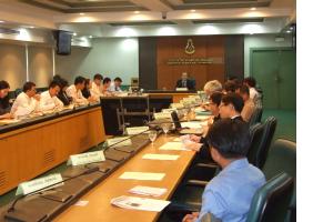 การประชุมเพื่อจัดทำข้อมูลด้านเทคโนโลยีการบริหารจัดการขยะชุมชนในประเทศไทย