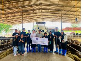 สป.อว จับมือ MTEC ร่วมแถลงข่าวความสำเร็จ “การพัฒนาเครื่องผสมหญ้าอาหารสัตว์แบบแกนเดี่ยวแนวตั้ง” ณ จังหวัดนครราชสีมา